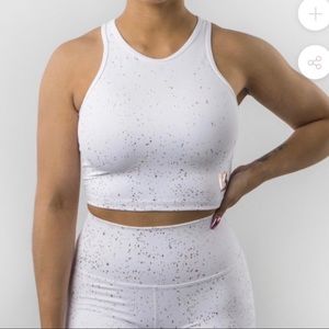 BUFFBUNNY Aurora Crop Top (white)